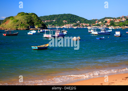 Buzios Zentrum Strände, Rio De Janeiro, Brasilien. Stockfoto