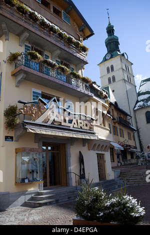 Megève (Haute Savoie, Frankreich) Stockfoto