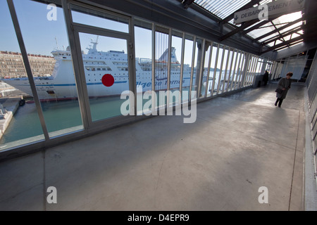 Marseille: Quai de la Joliette Stockfoto