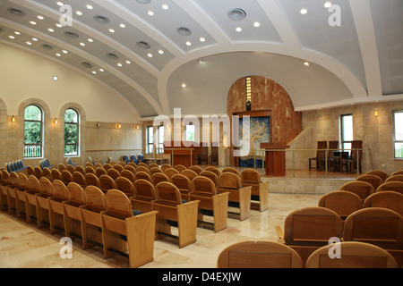 Israel, Tel Aviv, Beit Daniel, Tel Avivs erste Reform Synagoge der Gebetsraum Stockfoto