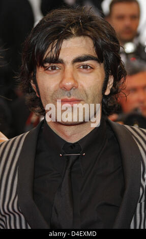 Deutscher Regisseur Fatih Akin kommt bei der Premiere von "The Palermo Shooting" bei den Filmfestspielen 2008 in Cannes Palais des Festivals in Cannes, Frankreich, 24. Mai 2008. Foto: Hubert Boesl Stockfoto