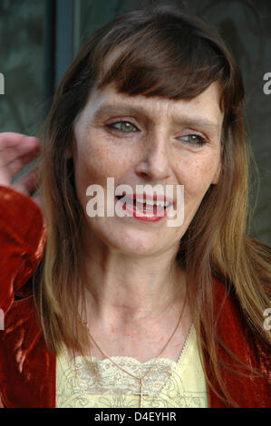 Christiane F. ist im Oktober 2006 abgebildet. Seit 1978 ist sie bekannt als die "Droge-Mädchen" die deutsche Bestseller "Wir Kinder Vom Bahnhof Zoo" bilden (wir Kinder vom Bahnhof "Zoo"). Ein Film von ihrer Geschichte mit dem gleichen Titel entstand im Jahr 1981. Foto: Markus C. Hurek Stockfoto