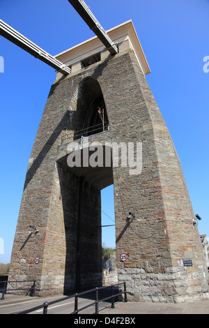 Clifton Suspension Bridge in Bristol, England. Stockfoto