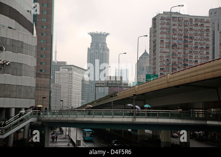 Shanghai Stadt Landschaft Stockfoto