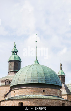 Vadstena Schloss eine ehemalige Königsschloss in Vadstena, Provinz Ostergotland, Schweden. Stockfoto