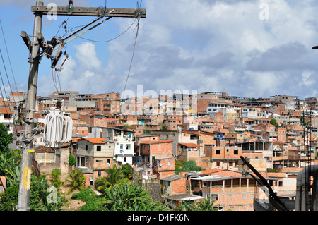Favela Sáo Caetano, Salvador da Bahia, Brasilien Stockfoto
