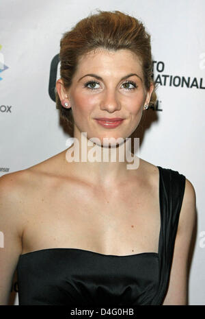 Britische Schauspielerin Jodie Whittaker kommt bei der Premiere des Films "Guten" während der 2008 Toronto International Film Festival am Visum Screening Room in Toronto, Kanada, 8. September 2008. Foto: Hubert Boesl Stockfoto