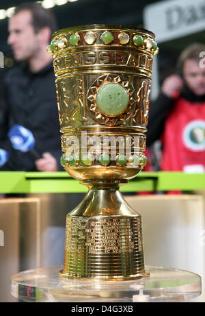 Die deutschen Fußball-Bundes DFB-Pokal ist die Allianz Arena in München, Deutschland, 24. September 2008 abgebildet. Foto: Tobias Hase Stockfoto