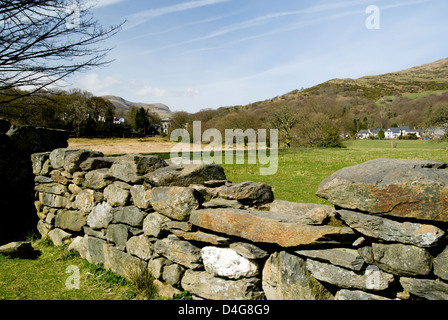 Beddgelert Snowdonia Gwynedd Nord-wales Stockfoto