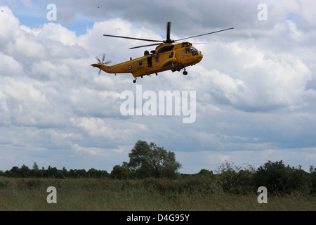 Ödland-Sea King SAR-Landung Stockfoto