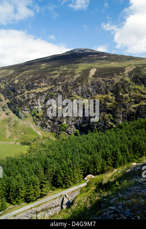 Blick auf yr eIFL.NET Berge von Hang oberhalb Nant Gwythern Lleyn Halbinsel Gwynedd Nord-wales Stockfoto