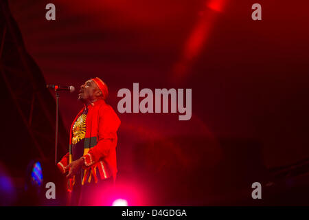 10. März 2013 führt - Adelaide, Australien - Reggae-Sänger JIMMY CLIFF Womadelaide 2013 Musik Festival Konzert. (Kredit-Bild: © Gary Francis/ZUMAPRESS.com) Stockfoto