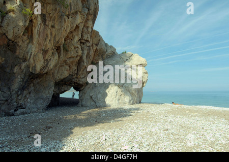 Der Strand von Olympos - Türkei, West-Asien Stockfoto