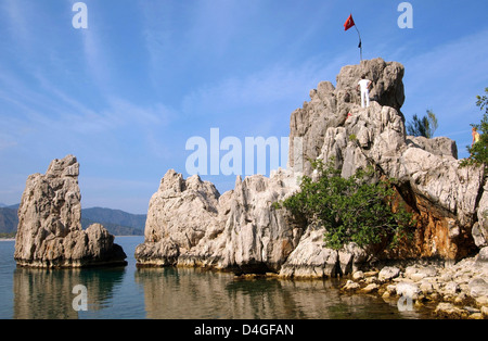 Der Strand von Olympos - Türkei, West-Asien Stockfoto