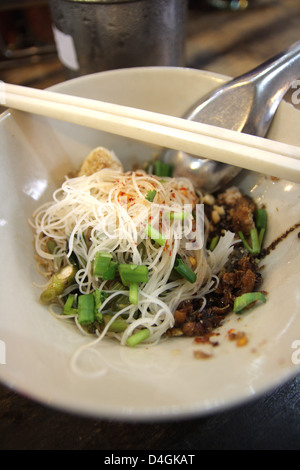 Kway Tiao Lua, Thai Boot Nudel Stockfoto