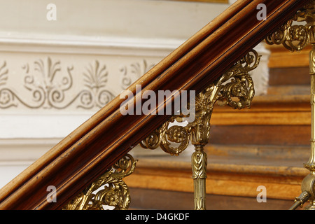 Berlin, Deutschland, Detail der Treppe im hinteren Teil des Gebäudes von der Nicolai-Haus Stockfoto