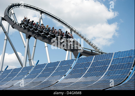 Rusr, Deutschland, dem Silver Star im Europapark Rust Stockfoto