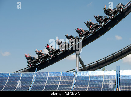 Rusr, Deutschland, dem Silver Star im Europapark Rust Stockfoto