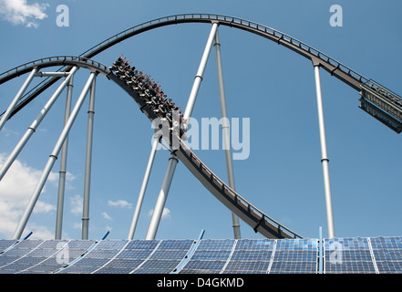 Rusr, Deutschland, dem Silver Star im Europapark Rust Stockfoto