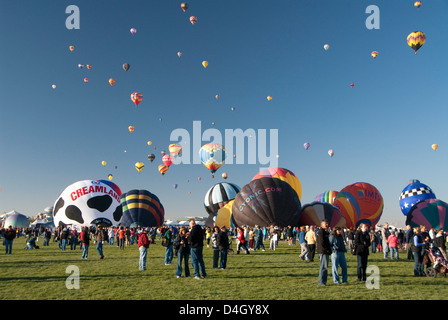 Der 2012 Balloon Fiesta, Albuquerque, New Mexico, USA Stockfoto