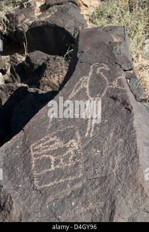 Petroglyph National Monument, New Mexico, USA Stockfoto