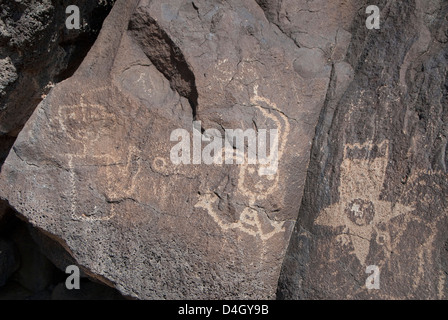 Petroglyph National Monument, New Mexico, USA Stockfoto