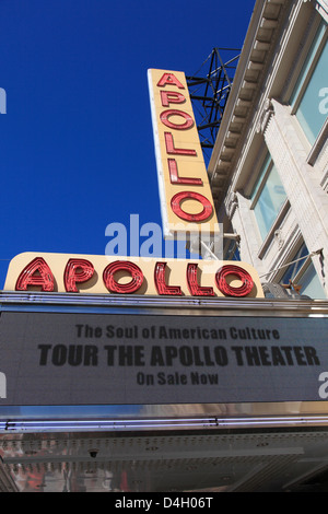 Apollo Theater, 125th Street, Harlem, Manhattan, New York City, USA Stockfoto