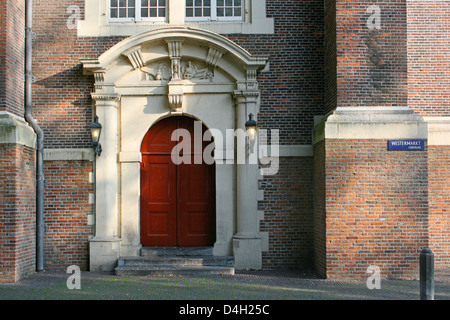 Niederlande-Holland-Amsterdam-Prinsengracht 279-281 Westerkerk Kirche goldene Zeitalter 1620-1631 Architekt Hendrick de Keyser Stockfoto