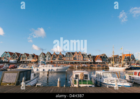 Hafen von Volendam, Noord-Holland, Niederlande (Holland) Stockfoto