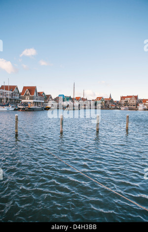 Hafen von Volendam, Nordholland, Niederlande (Holland) Stockfoto