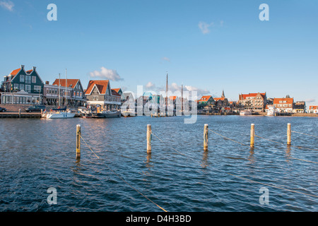 Hafen von Volendam, Nordholland, Niederlande (Holland) Stockfoto