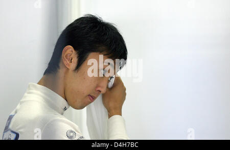 Japanische Formel Eins Fahrer Kazuki Nakajima Williams-Toyota im Bild während des ersten Trainings am Autodromo Carlos Pace in Sao Paulo, SP, Brasilien, 31. Oktober 2008. Hamilton könnte der jüngste Weltmeister aller Zeiten, wie er sieben Punkte klar der Brasilianer Felipe Massa der Scuderia Ferrari in der 2008-Saisonfinale der Formel 1 Grand Prix von Brasilien, statt auf 02 Reihe Stockfoto