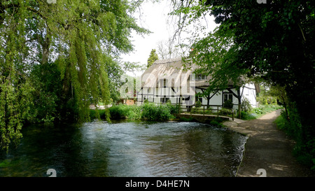 Ferienhaus in der englischen Landschaft (Alresford, Hampshire). Stockfoto