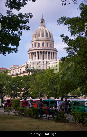 Das Capitolio, das ehemalige Parlamentsgebäude in Havanna Centro, heute ein museum Stockfoto