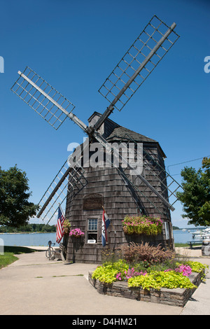 BEEBE WINDMÜHLE SAG HARBOR SUFFOLK COUNTY LONG ISLAND NEW YORK STATE USA Stockfoto