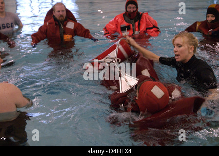 Rescue Training Stockfoto