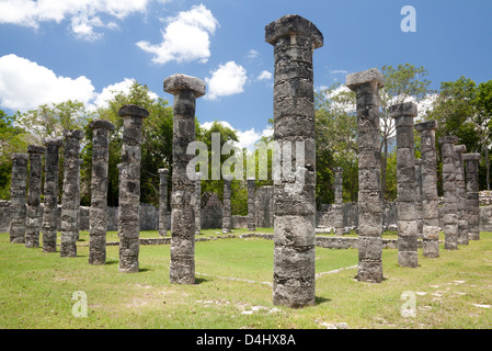 Der Markt (oder Mercado), Chichen Itza, Mexiko Stockfoto