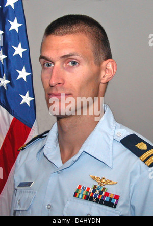 In Erinnerung: Lt. Adam W. Bryant, Alter 28, Crewe, VA., Co-Pilot. Stockfoto