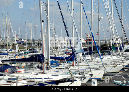 Hafen von Royan in Frankreich, Region Charente-Poitou, Departement Charente Maritime Stockfoto