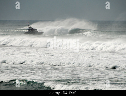 Station Bodega Bay Surf Bohrer Stockfoto