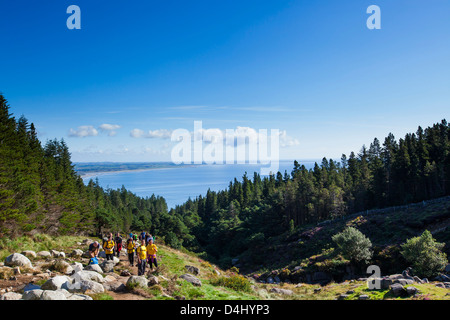 Klettern Slieve Donard, Mourne Mountains, Co. Down, Nordirland Stockfoto