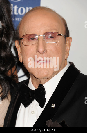 CLIVE DAVIS U.S. Musikproduzent im Februar 2013. Foto Jeffrey Mayer. Stockfoto