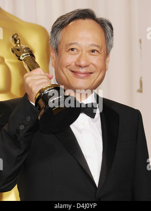 ANG LEE Taiwanesisch - American Filmproduzent mit Oscar für die beste Regie von THE LIFE OF PI im Februar 2013. Foto Jeffrey Mayer Stockfoto