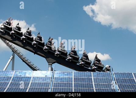 Rusr, Deutschland, dem Silver Star im Europapark Rust Stockfoto