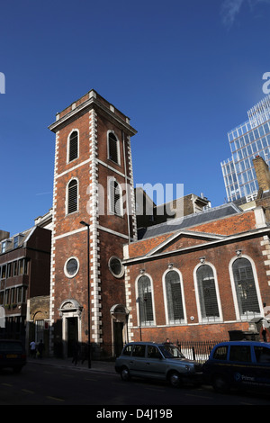 London England alte operative Theatermuseum und Kraut Garret und St. Thomas Kirche Stockfoto