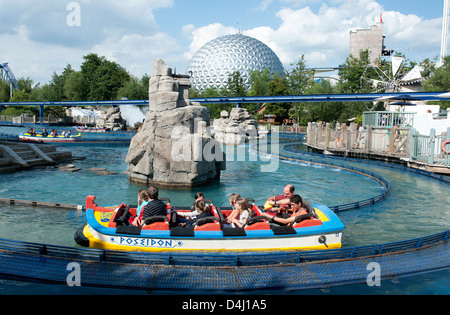 Rusr, Deutschland, Wasser-Achterbahn im Europa-Park Rust Stockfoto