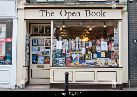 Das aufgeschlagene Buch Buchhandlung, Richmond upon Thames, London, UK Stockfoto