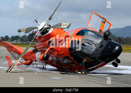 Air Station Humboldt Bay Hubschrauberabsturz Stockfoto