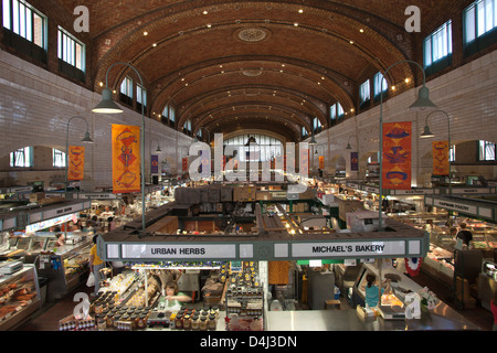 GRAND CONCOURSE WEST SIDE MARKET OHIO CITY NACHBARSCHAFT CLEVELAND OHIO USA Stockfoto