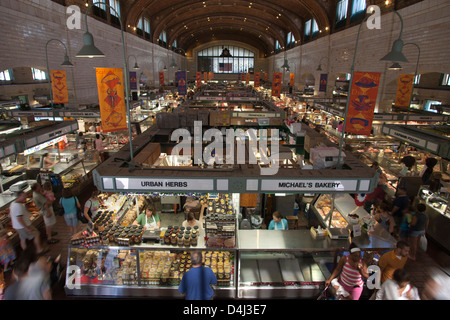 GRAND CONCOURSE WEST SIDE MARKET OHIO CITY NACHBARSCHAFT CLEVELAND OHIO USA Stockfoto